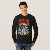 Cookie Baking Crew Christmas Santa Family Gingerbr T-Shirt (Vorne ganz)