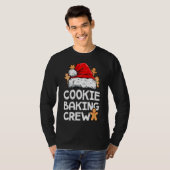 Cookie Baking Crew Christmas Santa Family Gingerbr T-Shirt (Vorne ganz)