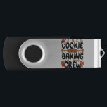 Cookie Baking Crew Christmas Santa Family Gingerbr USB Stick<br><div class="desc">・ Cookie Baking Crew Shirt Christmas Gingerbread Team Santa Claus Hat Family Matching Pajamas X-mas Shirt Ohrts. Baker Men Women Boys Girls Kids Mom dad son daughter brother sister gather around Xmas tree for PJ Costume Party on Merry little Christmas eve. ・ Xmas Squad Shirt presents for teen boys girls...</div>