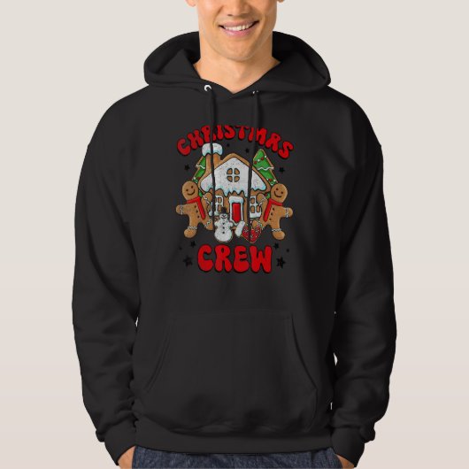 Cookie Baking Crew Christmas Xmas Team Gingerbread Hoodie (Vorderseite)