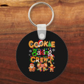Cookie Baking Crew Cooking Coquette Bow Xmas Ginge Schlüsselanhänger (Vorderseite)