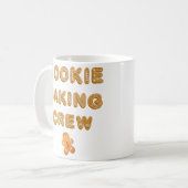 Cookie Baking Crew Familie Matching Gruppe Weihnac Kaffeetasse (Vorderseite Links)