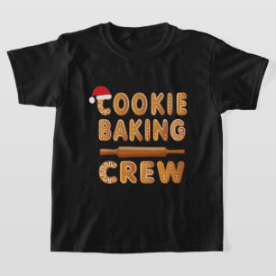 Cookie Baking Crew Family Christmas Gingerbread T-Shirt