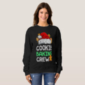 Cookie Baking Crew Family Christmas Gingerbread Te Sweatshirt (Vorne ganz)