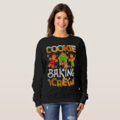 Cookie Baking Crew Family Christmas Gingerbread Te Sweatshirt (Vorne ganz)