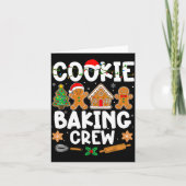Cookie Baking Crew For Women Kids Men Boy Family C Karte (Vorderseite)