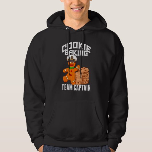 Cookie Baking Crew   Gingerbread Baking Team Capta Hoodie (Vorderseite)