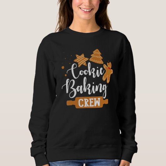 Cookie Baking Crew Gingerbread Christmas Costume P Sweatshirt (Vorderseite)