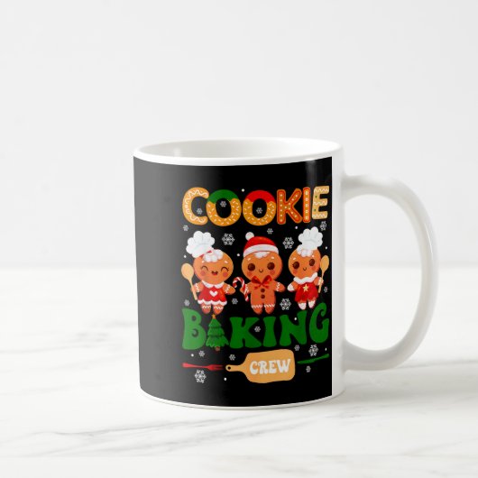Cookie Baking Crew Gingerbread Cooking Lover Xmas Kaffeetasse (Rechts)