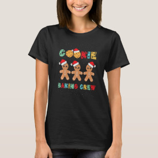 Cookie Baking Crew Gingerbread Men With Xmas Hats  T-Shirt
