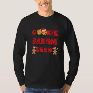 Cookie Baking Crew Gingerbread Men With Xmas Hats  T-Shirt