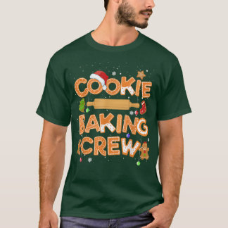 Cookie Baking Crew Matching Family Christmas Pajam T-Shirt