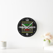 Cookie Baking Crew Runde Wanduhr (Zuhause)