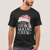 Cookie Baking Crew Santa Family Baking Team Christ T-Shirt (Vorderseite)