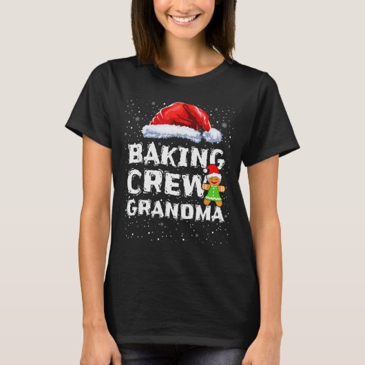 Cookie Baking Crew Shirt Grandma Matching Christma (Vorderseite)