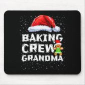 Cookie Baking Crew Shirt Grandma Matching Christma Mousepad (Vorne)