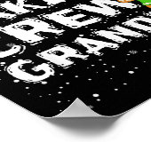 Cookie Baking Crew Shirt Grandma Matching Christma Poster (Ecke)