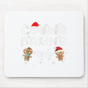 Cookie Baking Crew Weihnachtskostüm aus Lebkuchen Mousepad