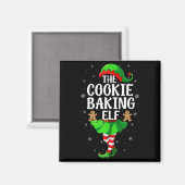 Cookie Baking Elf Christmas Girl Women Elf Squad X Magnet (Vorderseite/Rückseite)