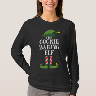 Cookie Baking Elf Matching Familienweihnachtsfest T-Shirt