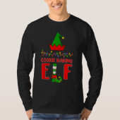 Cookie Baking Elf Matching Family Lighting Christm T-Shirt (Vorderseite)
