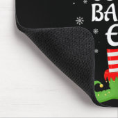 Cookie Baking Elf Xmas Familie Matching Elf Squad  Mousepad (Ecke)