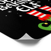 Cookie Baking Elf Xmas Familie Matching Elf Squad  Poster (Ecke)