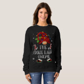 Cookie Baking Gnome Buffalo Karierter Weihnachtsba Sweatshirt (Vorne ganz)