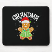 Cookie Baking Matching Family Gingerbret Oma Mousepad (Vorne)