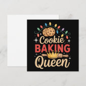 Cookie Baking Queen Baker Bäckerei Weihnachten (Vorne/Hinten)