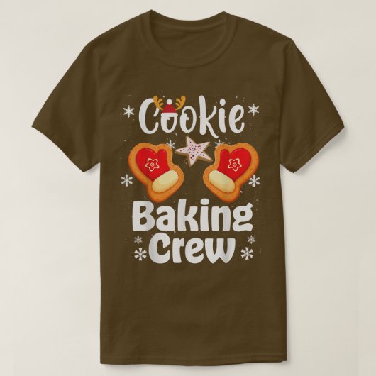 Cookie Baking Team Captain Christmas bakers Ginger T-Shirt (Design vorne)