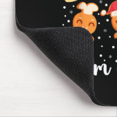 Cookie Baking Team Captain Christmas Gingerbread F Mousepad (Ecke)