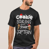 Cookie Baking Team Captain Gingerbread Christmas T-Shirt (Vorderseite)