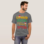Cookie Baking Team Captain Gingerbread Christmas T-Shirt (Vorne ganz)