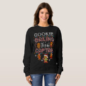 Cookie Baking Team Captain Gingerbread Red Plaid C Sweatshirt (Vorne ganz)