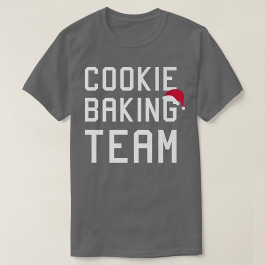 Cookie Baking Team Christmas merch T-Shirt (Design vorne)