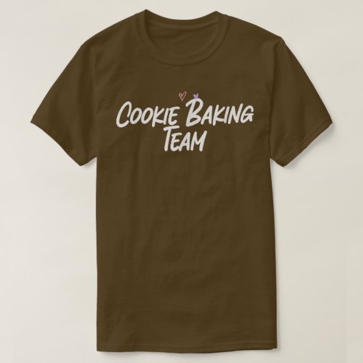 Cookie Baking Team Funny Love Cute Hearts 1094 T-Shirt (Design vorne)