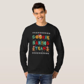 Cookie Baking Team Gingerbread Men With Xmas Hats  T-Shirt (Vorne ganz)