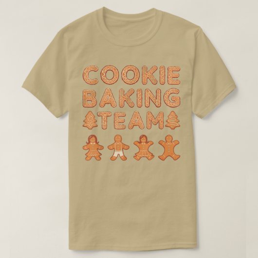 Cookie Baking Team, hässliche Weihnachten T-Shirt (Design vorne)