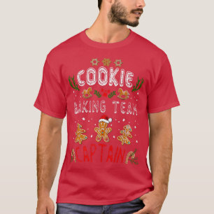 Cookie Baking Team Kapitän Funny Gingerbread Chri T-Shirt