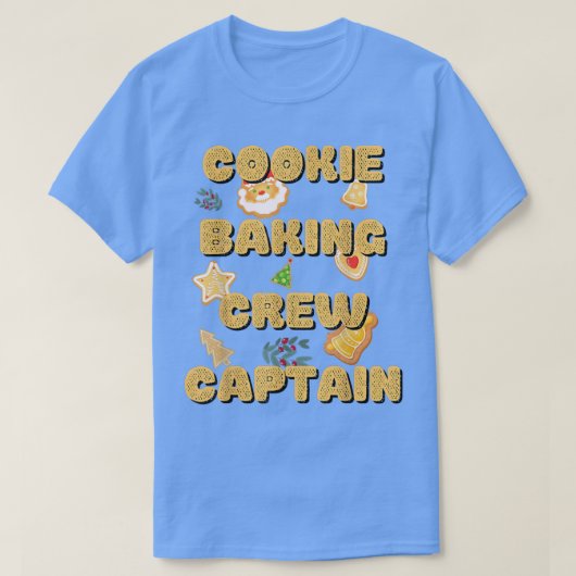 Cookie Baking Team Kapitän Tester Niedlich Family  T-Shirt (Design vorne)