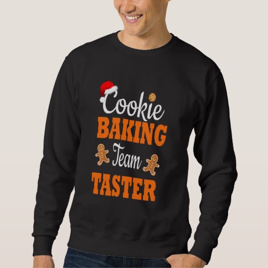 Cookie Baking Team Taster Matching Family Christma Sweatshirt (Vorderseite)