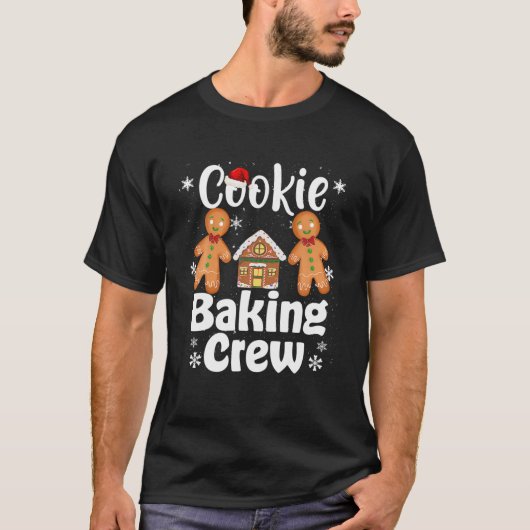 Cookie Baking Team Test Gingerbread Christmas T-Shirt (Vorderseite)