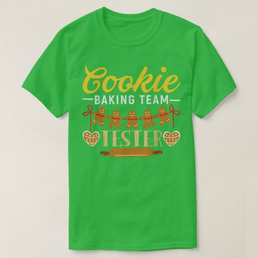 Cookie Baking Team Tester 1144 T-Shirt (Design vorne)
