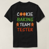 Cookie Baking Team Tester Baking Gingerbrot Chris T-Shirt (Design vorne)