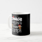 Cookie Baking Team Tester Gingerbread Christmas Co Kaffeetasse (Vorderseite Links)
