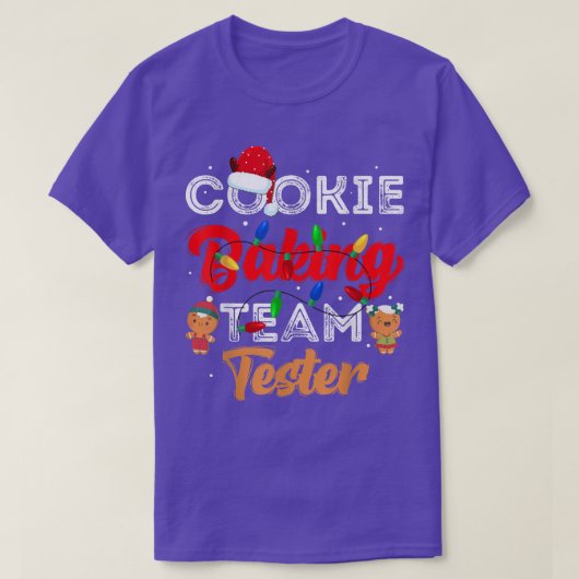 Cookie Baking Team Tester Niedlich Gingerbread Mer T-Shirt (Design vorne)
