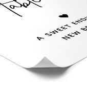 Cookie Bar Sign | Hochzeitskeks Poster (Ecke)