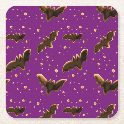 Cookie Bats und Crumbs Rechteckiger Pappuntersetzer (Vorderseite)