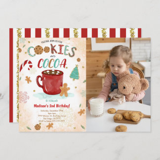 Cookie Birthday Foto Einladung